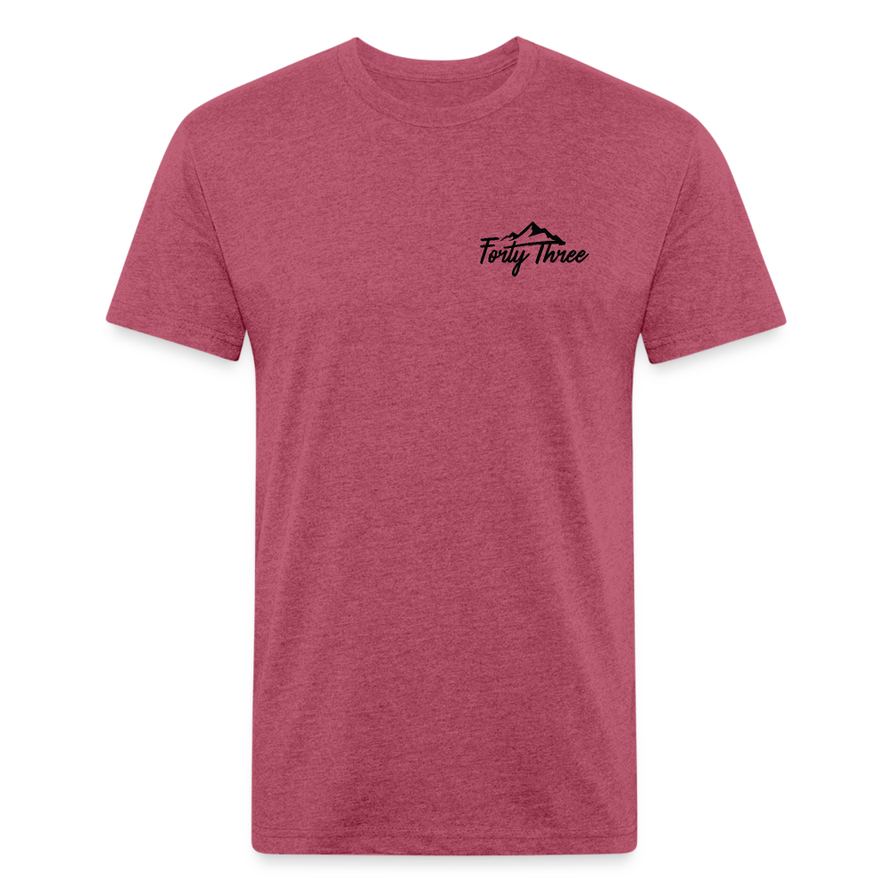 I Feel Fine Classic Tee - heather burgundy