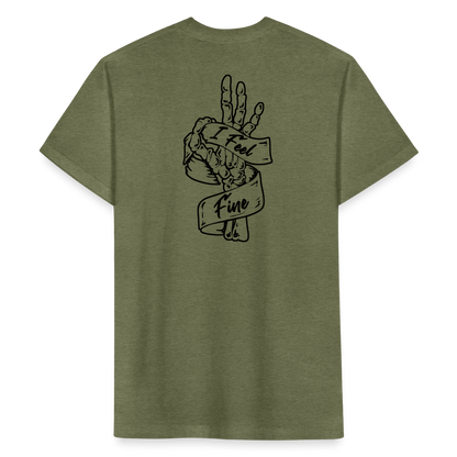 I Feel Fine Classic Tee - heather military green