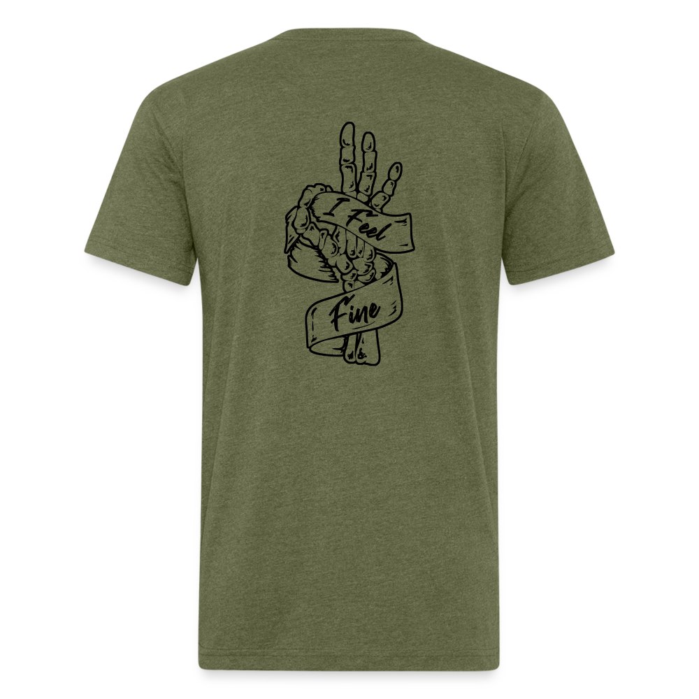 I Feel Fine Classic Tee - heather military green