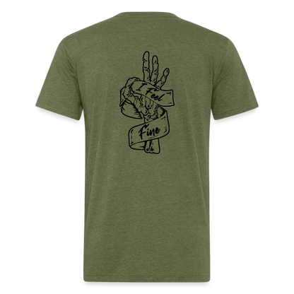 I Feel Fine Classic Tee - heather military green