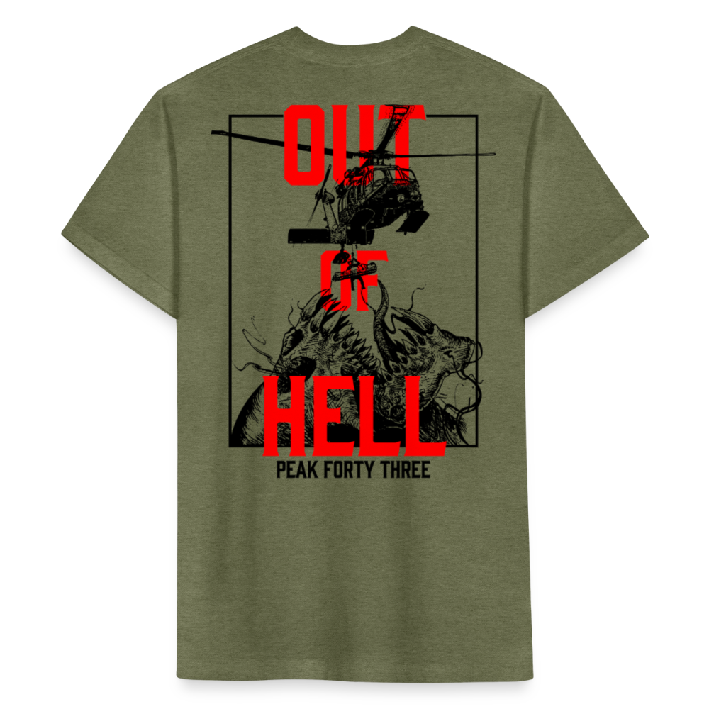 Out of Hell - heather military green