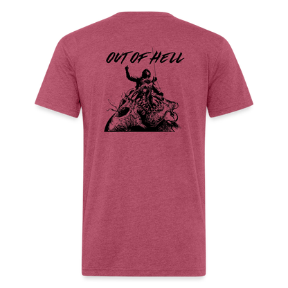 Out of Hell - heather burgundy