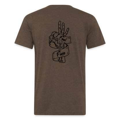 I Feel Fine Classic Tee - heather espresso