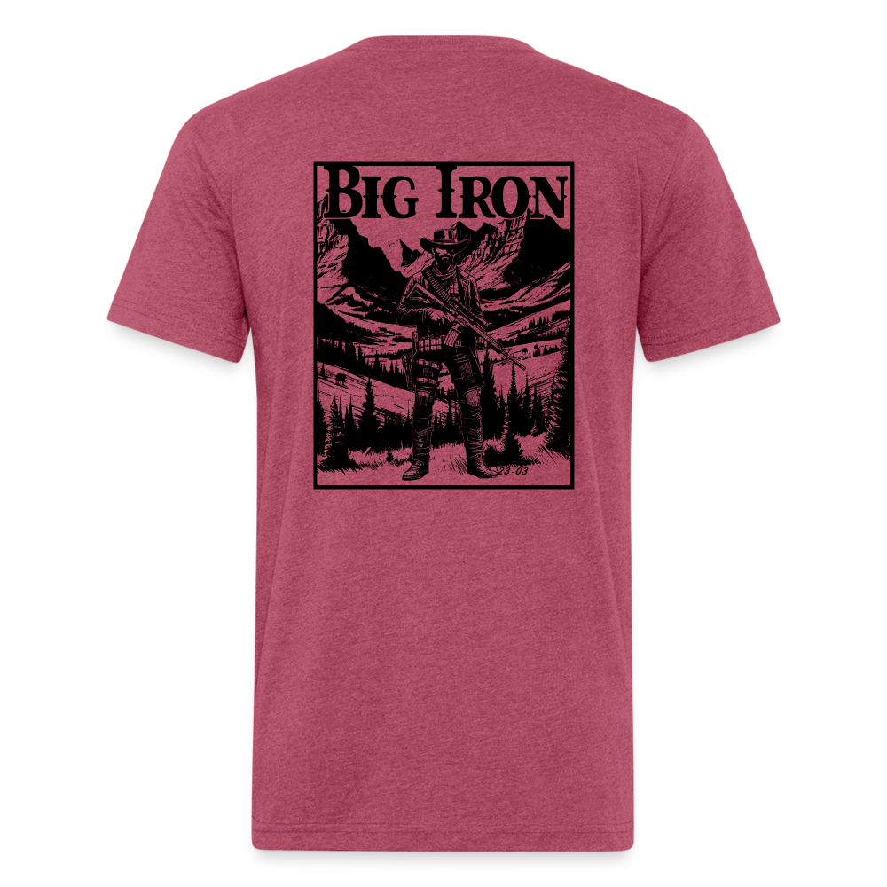 Big Iron - heather burgundy
