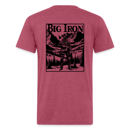 Big Iron - heather burgundy