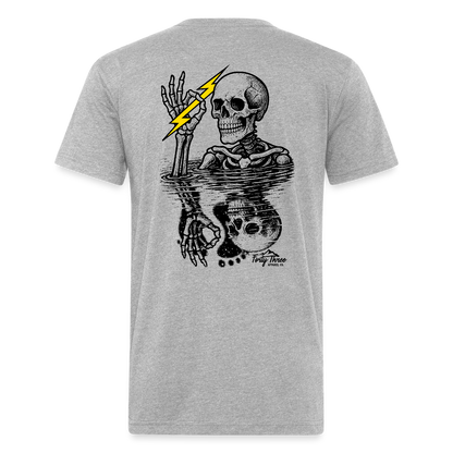 Feelin' Fine Skeleton - heather gray