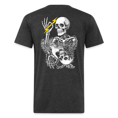 Feelin' Fine Skeleton - heather black