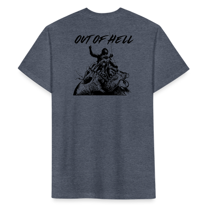 Out of Hell - heather navy