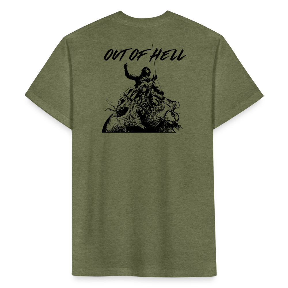 Out of Hell - heather military green