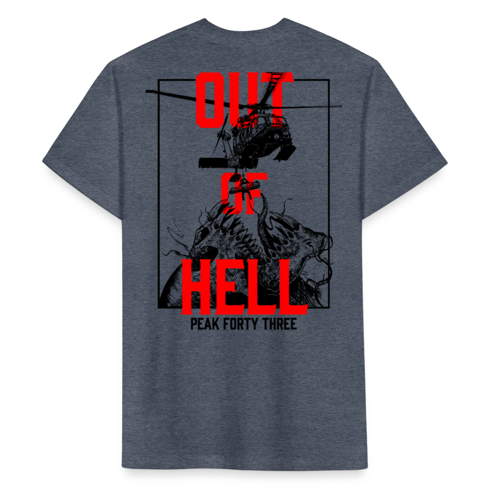 Out of Hell - heather navy