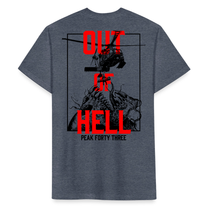 Out of Hell - heather navy