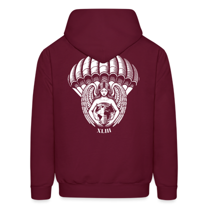XLIII Hoodie - burgundy