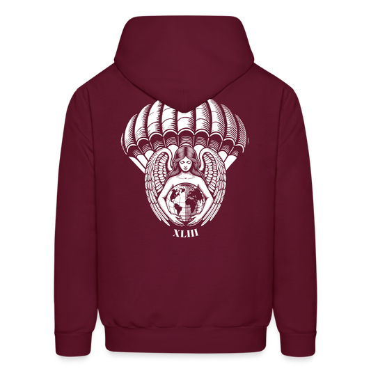 XLIII Hoodie - burgundy