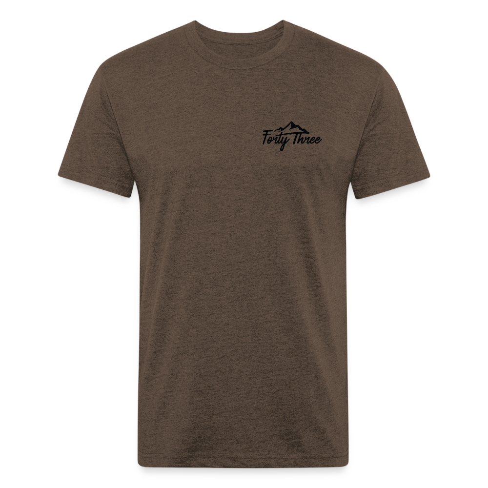 I Feel Fine Classic Tee - heather espresso