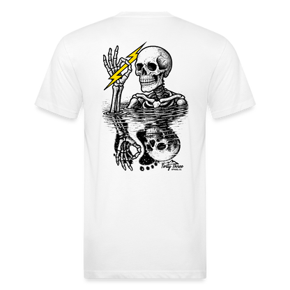 Feelin' Fine Skeleton - white