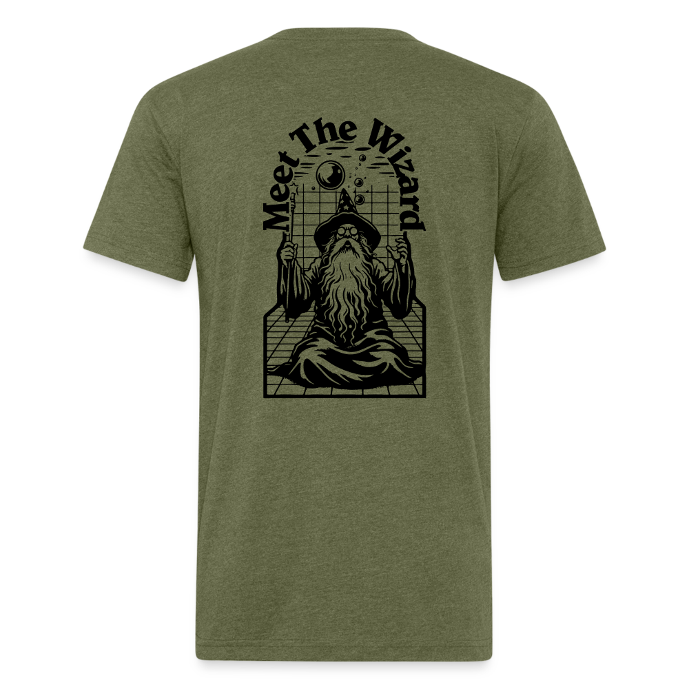 Meet the Wizard - heather military green