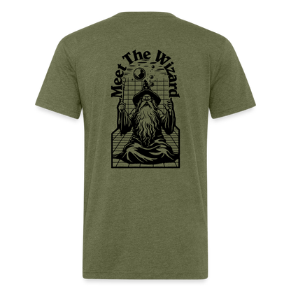 Meet the Wizard - heather military green