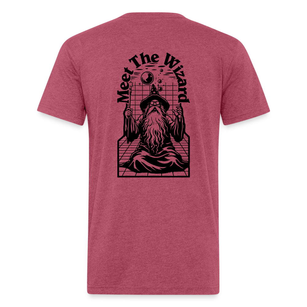 Meet the Wizard - heather burgundy