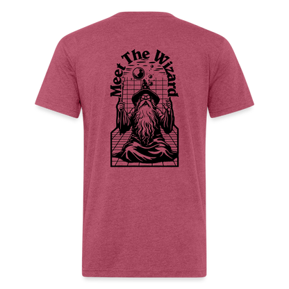 Meet the Wizard - heather burgundy