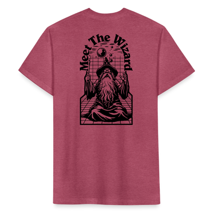 Meet the Wizard - heather burgundy