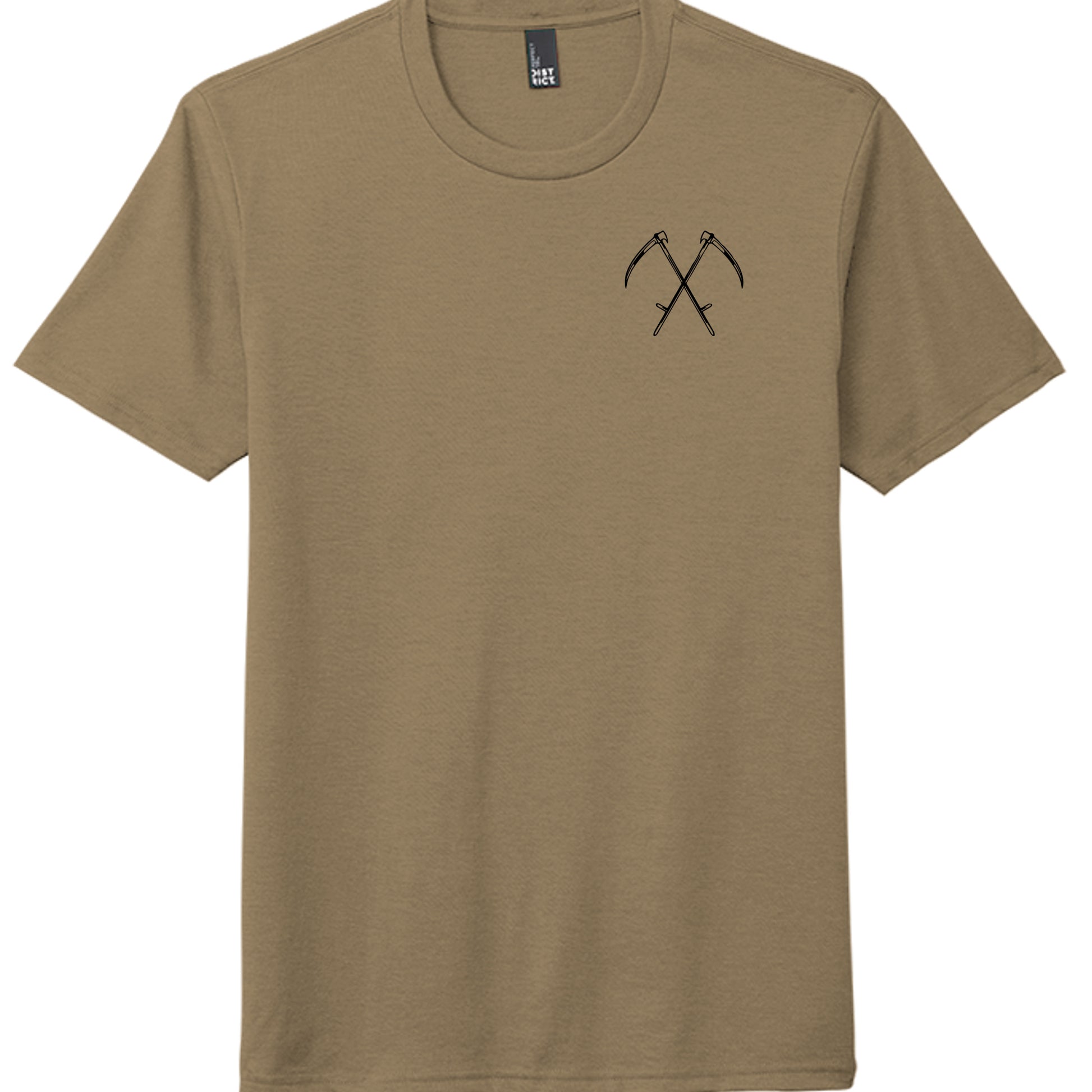 Coyote Brown Heather - DM130 - FRONT