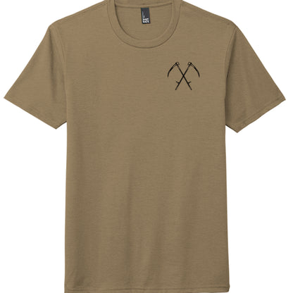 Coyote Brown Heather - DM130 - FRONT